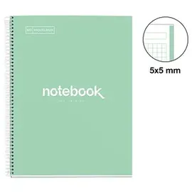 Miquelrius Collegeblock Emotions 1 A4 kariert mint