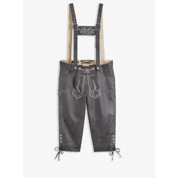 bonprix Regular Fit Trachtenhose aus Lederimitat, grau, 50