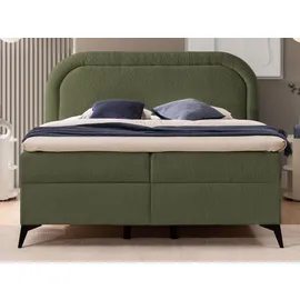 S-Style Möbel Boxspringbett Sonna 160 x 200 cm H3 Grün