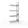 Schulte Reifenregal Stahl 275 x 120 x 40 cm silber