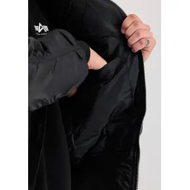 Alpha Industries 45P Hooded Custom schwarz L