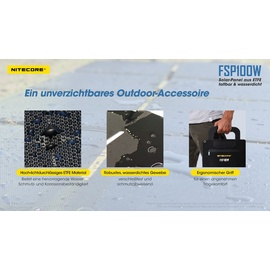 Nitecore Solarpanel (NC-FSP100W)