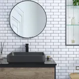 VaryPaper Fliesenaufkleber Weiß Küchenfliesen überkleben 30.5cmx30.5cm 20 Stück 3d Fliesenaufkleber Bad Wasserfest Klebefliesen Küche Spritzschutz Küchenrückwand PVC Fliesen Toilette