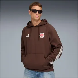 Puma FC St. Pauli King Herren Kapuzensweater, braun M