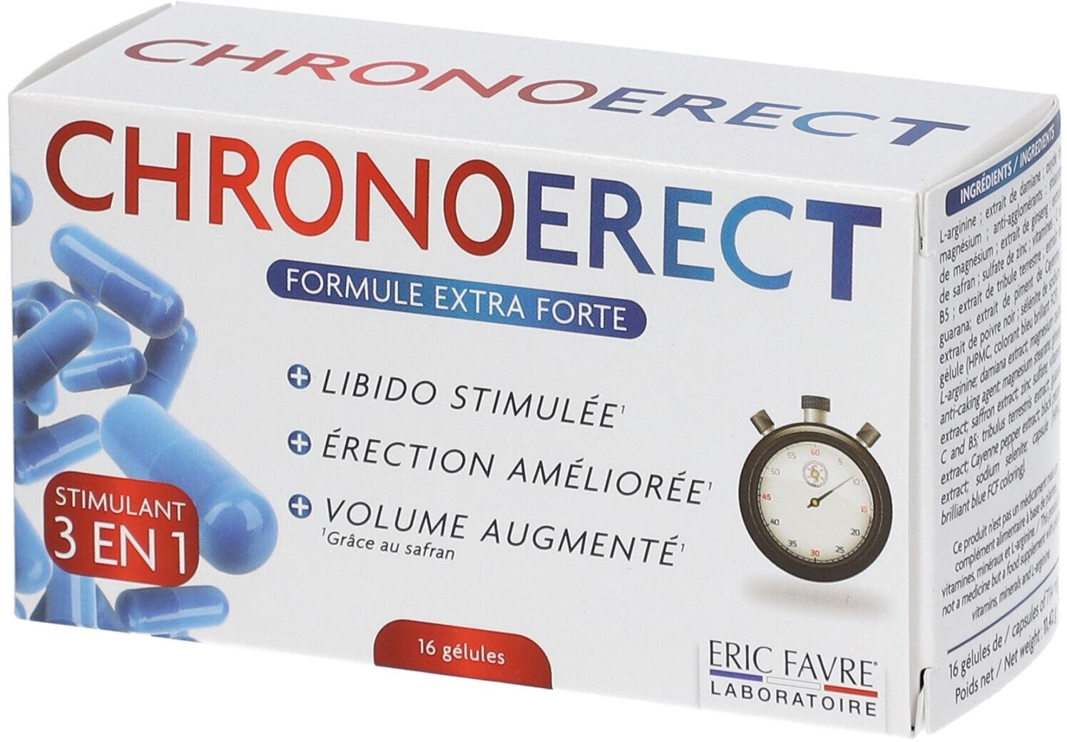 ERCI FAVRE Stimulant Sexuel Chronoerect 16 pc(s) capsule(s)