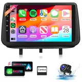 【8 Kern 2+64G】 Hodozzy Carplay Autoradio für Opel Meriva B 2009-2014 Android Autoradio mit Navi,9 Zoll Touchscreen mit Android Auto/WiFi/GPS/RDS/FM/Bluetooth/USB/DSP