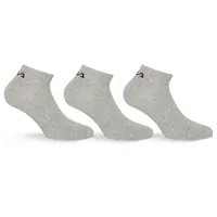 Fila Sneakersocken 3er Pack Grau 39-42
