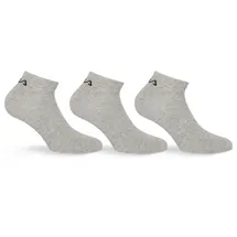 Fila Sneakersocken 3er Pack Grau 39-42