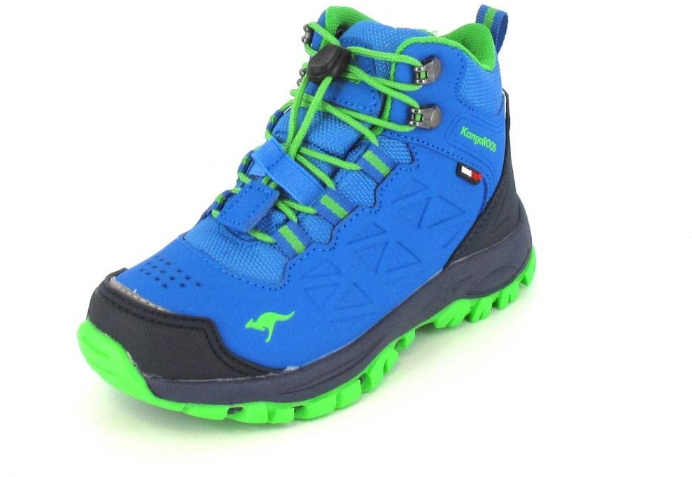 KangaROOS Jungen K-xt para Mid RTX Wanderschuh, Navy Lime, 34 EU