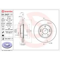 Brembo Bremsscheibe 09.D427.11