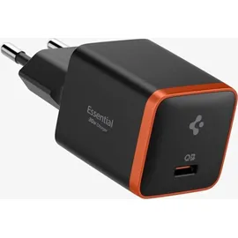 SPIGEN Wand-Ladegerät USB-C PD + QC3.0 30W - kompatibel mit iOS, Android Schwarz
