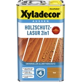 Xyladecor Holzschutz-Lasur 2 in 1 2,5 l teak matt