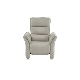Hukla Sessel Echtleder Corina , grau , Maße (cm): B: 94 H: 112 T: 90.0