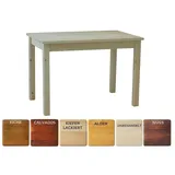 Esstisch Küchentisch Tisch Kiefer massiv Restaurant Tische Neu Unbehandelt - 80 x 80 cm