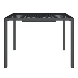 vidaXL Gartentisch Anthrazit 100x100x72 cm Stahl