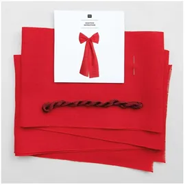 Rico Design Stickpackung Gezählter Kreuzstich, Schleife Fröhliche Weihnachten, 20x246cm