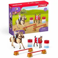 Schleich® Spielfigur Horse Club First Steps on the Ranch, Spielfigurensets 19 x 24 cm bunt
