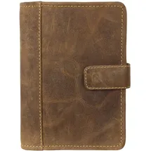 GREENBURRY Vintage Schreibmappe Leder 19 cm braun