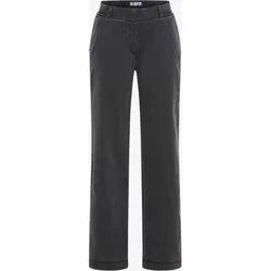 Raphaela by Brax Damen Marlenehose Style PAM FLARED ANTHRA Denim Dunkelgrau Anthrazit, denim dunkelgrau - anthrazit, Gr. 46K