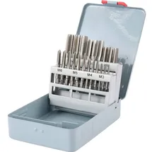 TOOLCRAFT TO-6800787 Gewindeschneidsatz 21teilig M3, M4, M5, M6, M8, M10, M12 DIN 352 HSS 1 St.