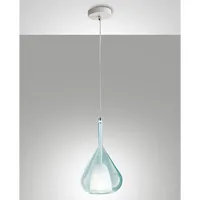 Fabas Luce Lila 1-flg. 40 W 30 cm Metall azurblau