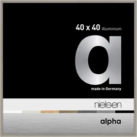 Nielsen Alpha Aluminium grau 40x40 cm 1 St.