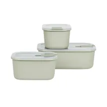 Mepal Easyclip Vorratsdosenset weiß 3 x 1,5 l