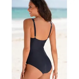 LASCANA Badeanzug Minimal Blau 40 Cup C