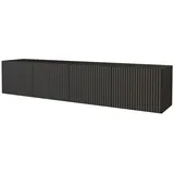 altdecor NOA-2 Lowboard 200 cm Schwarz Holz