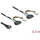 DeLock 82296 Slim SAS SFF-8654 8i zu 2 x U.2 SFF-8639 Buchse Stromansc
