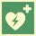 moedel - warnen-sichern-kennzeichnen Automatisierter externer Defibrillator ISO 7010 Folie nachl. 160-mcd 200x200 mm.