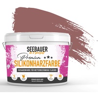 SEEBAUER diy® Silikonharzfarbe Lila Fassadenfarbe (No. 960 Asian Dawn 2,5 Liter) Selbstreinigend mit Lotuseffekt