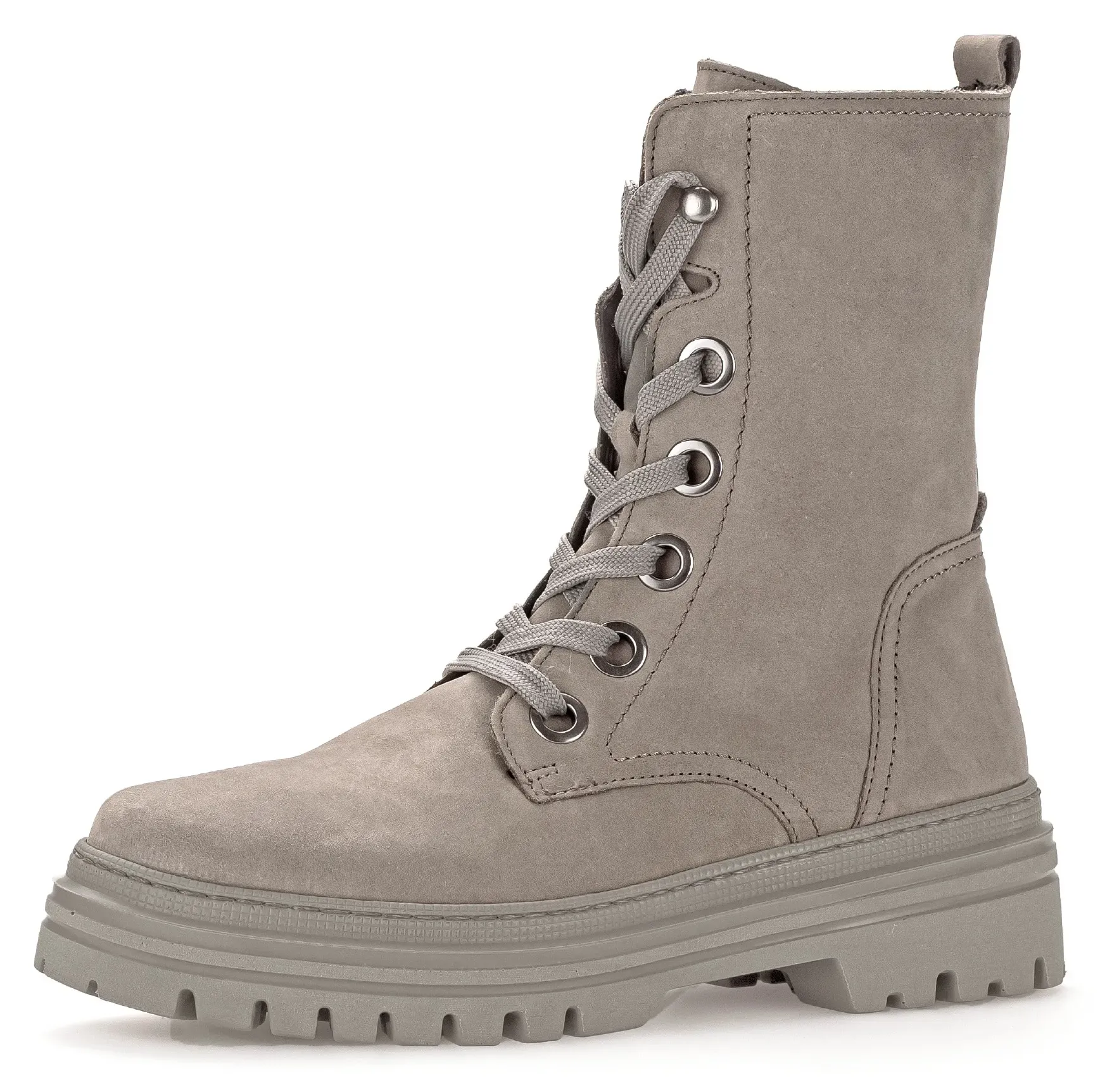 Schnürboots, Gr. 43, taupe, , 49127452-43