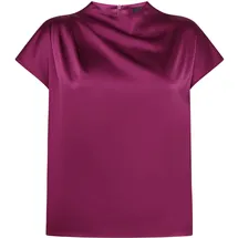 Zero Satin-Bluse Magenta Purple 42