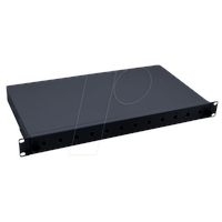 EFB 53600TS.3 Spleißbox 24SC(D)-Front ausziehbar, RAL9005, 1HE