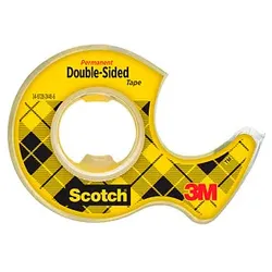Scotch Klebefilmabroller Permanent Double-Sided gelb