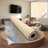 1,8 m2 SXP Selbstklebende 3D Wandverkleidung Rolle 60x300 cm – Flexible Wandpaneel in Beton Steinoptik – Wasserfest & Wärmedämmend, Tapete für Wand & Decke ((Heller Beige Travertin WB-3001))