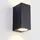 Maxkomfort GmbH Außenleuchte Aluminium Edelstahl 1268 2x GU10 Schwarz