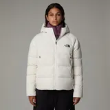 The North Face "W HYALITE DOWN HOODIE - EU", Damen, Gr. XL (42), weiß (weiß dune), Steppware, Obermaterial: 100% Nylon.