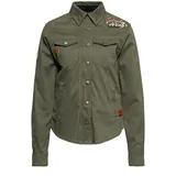 Queen Kerosin Damen Outdoor Funktionshemd Langarm Hemd Funktionsjacke Softshell Innenfutter Q.k. Adventure Gear Q.k. Adventure Gear - Spread Your Wings - 3XL