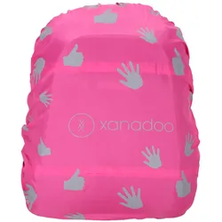 Xanadoo Regenhülle LED Schulranzen Cover USB neon pink
