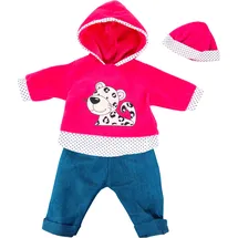 Bayer Design Bayer Puppenkleidung Hose Leopard Pink/Blau (46 cm)