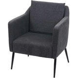 MCW Lounge-Sessel HWC-H93a, Sessel Cocktailsessel Relaxsessel ~ Stoff/Textil dunkelgrau