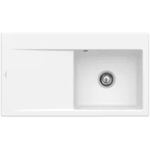Villeroy & Boch Subway Style 50 flat rechts stone white + Handbetätigung + Lochbohrung 1