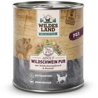 Wildes Land | Wildschwein mit Distelöl | PUR Adult | 6 x 800 g