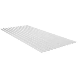Polycarbonat Wellplatte 76/18 | 1,4 mm | Glasklar | Gekräuselt | 3500 mm