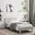 vidaXL 90 x 200 cm Grau