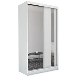 masseno Schwebetürenschrank Grazia 150 x 216 x 61 cm Weiß