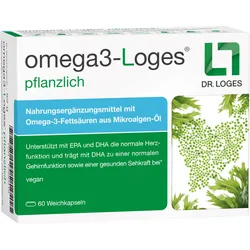 Omega 3-Loges pflanzlich Kapseln