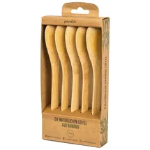 pandoo Esslöffel POBCS005, 18 cm, Bambus, 5 Stück